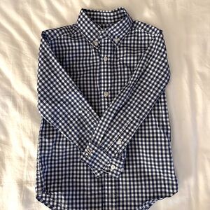 Classic Prep Childswear two boys gingham dress shirts size 6